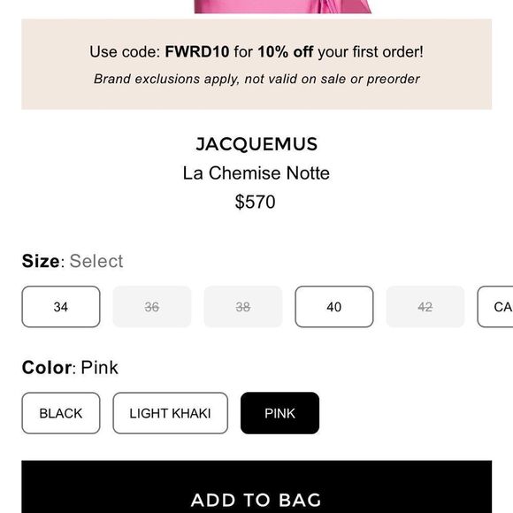 Jacquemus pink top - Picture 10 of 11